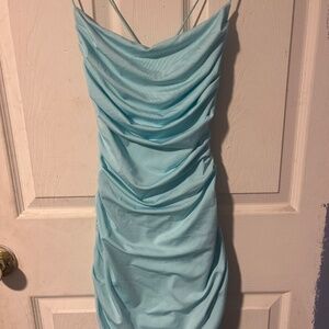 Teal Homecoming Dress